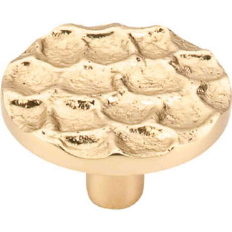 Top Knobs TK297BR polished brass round cabinet knob