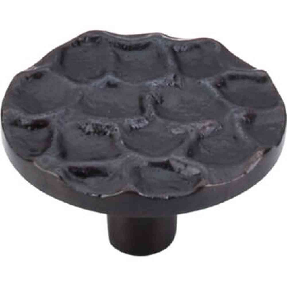 Top Knobs TK297CB coal black round cabinet knob