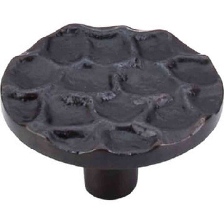Top Knobs TK297CB coal black round cabinet knob