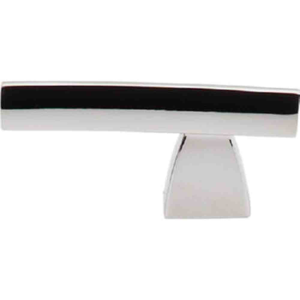 Top Knobs TK2PN polished nickel arched cabinet pull