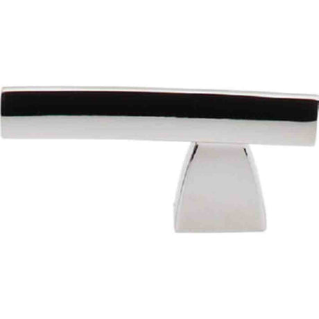 Top Knobs TK2PN polished nickel arched cabinet pull