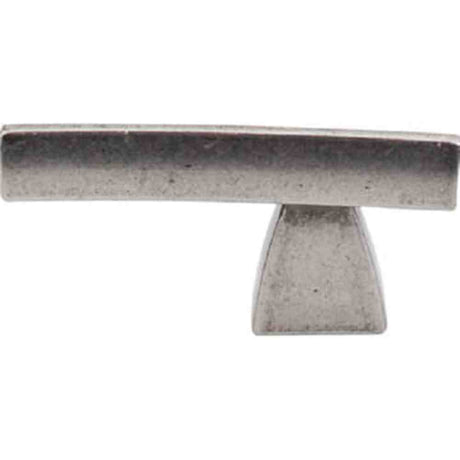 Top Knobs TK2PTA pewter antique arched cabinet pull