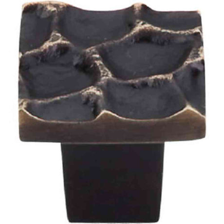 Top Knobs TK300BA brass antique square cabinet knob