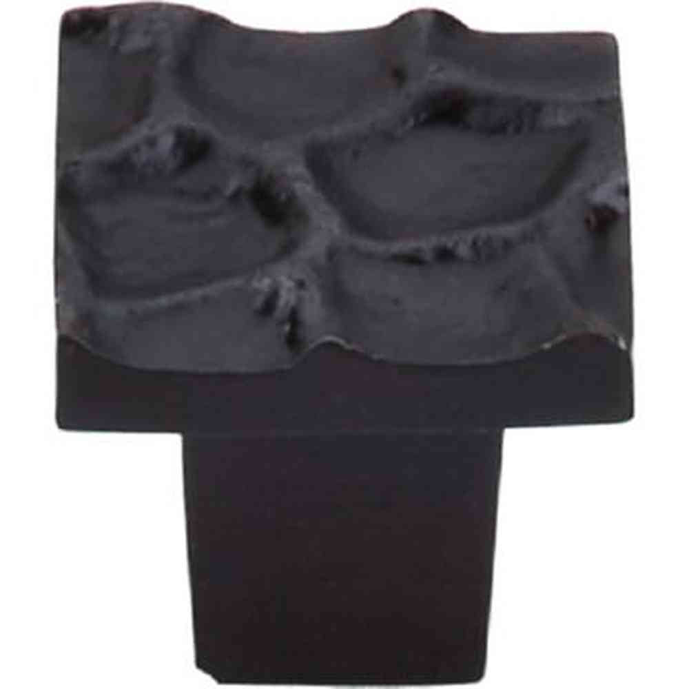 Top Knobs TK300CB coal black square cabinet knob