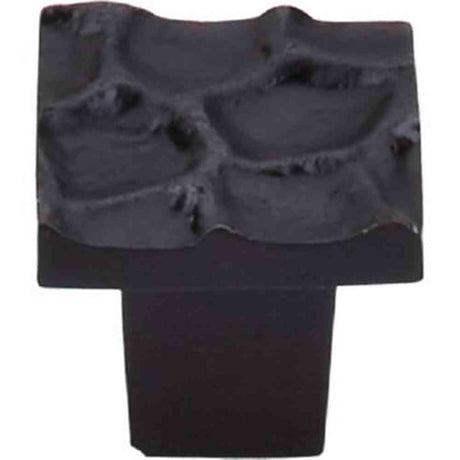 Top Knobs TK300CB coal black square cabinet knob