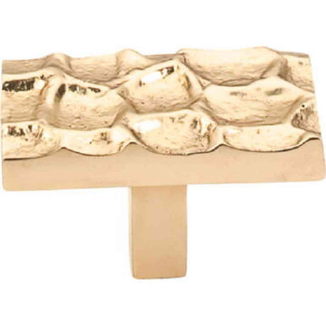 Top Knobs TK303BR polished brass square cabinet knob