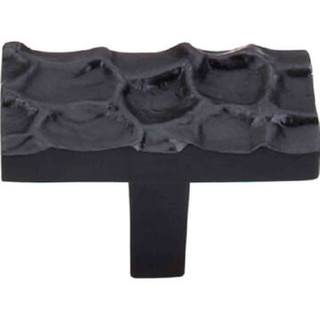 Top Knobs TK303CB coal black square cabinet knob