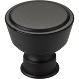 Top Knobs TK3120BLK flat black cabinet knob
