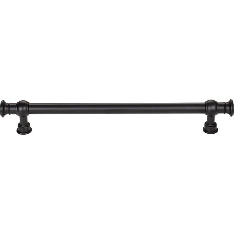 Top Knobs TK3124BLK flat black cabinet pull