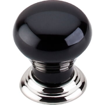 Top Knobs Ceramic Small Cabinet Knob 1-1/8", front view