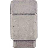 Top Knobs TK31PTA pewter antique square cabinet knob