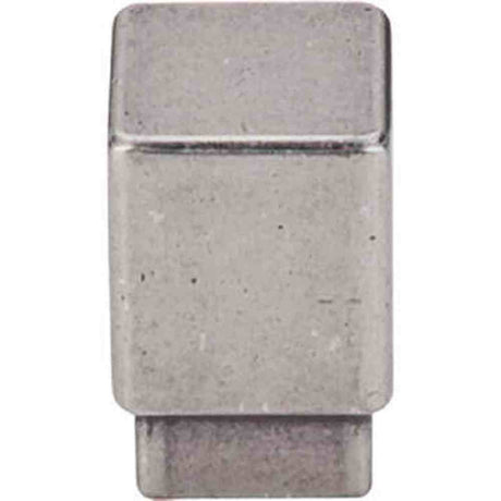 Top Knobs TK31PTA pewter antique square cabinet knob