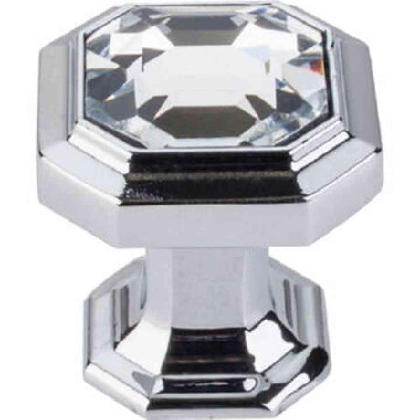 Top Knobs TK390PC polished chrome square cabinet knob