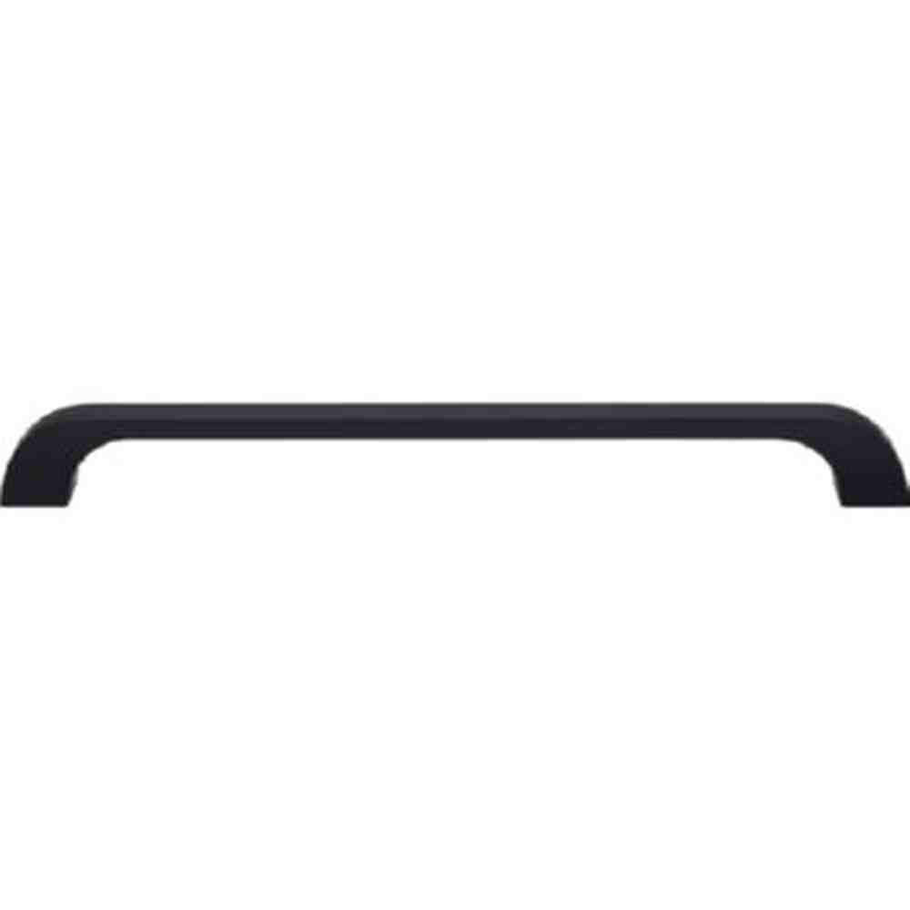 Top Knobs TK47BLK flat black cabinet pull / appliance pull
