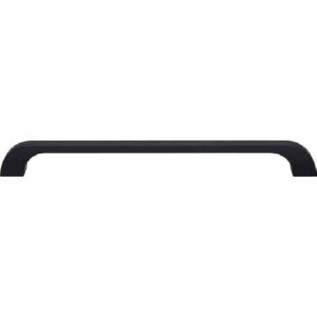 Top Knobs TK47BLK flat black cabinet pull / appliance pull
