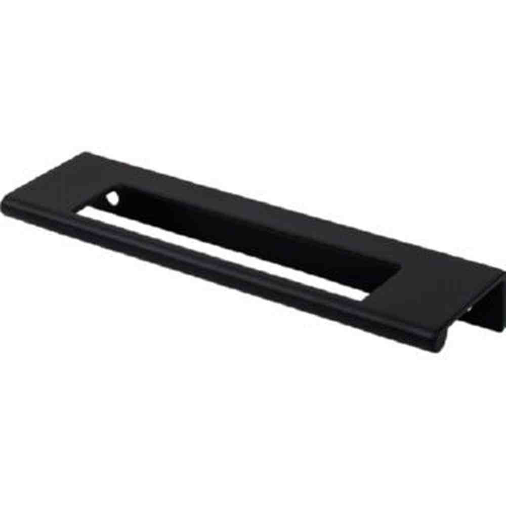 Top Knobs TK521BLK flat black edge pulls