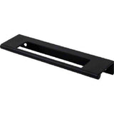 Top Knobs TK521BLK flat black edge pulls