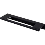 Top Knobs TK521BLK flat black edge pulls