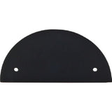Top Knobs TK54BLK flat black cabinet backplates