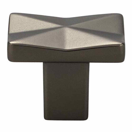 Top Knobs TK560AG ash gray square cabinet knob