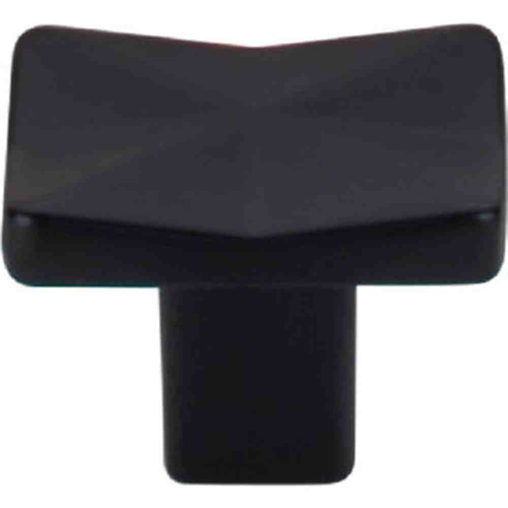 Top Knobs TK560BLK flat black square cabinet knob