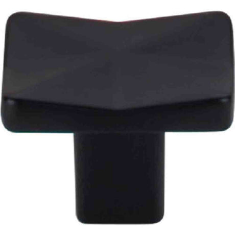Top Knobs TK560BLK flat black square cabinet knob