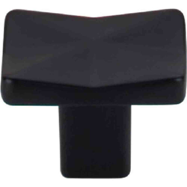 Top Knobs TK560BLK flat black square cabinet knob