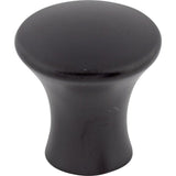 Top Knobs TK590BLK flat black cabinet knob