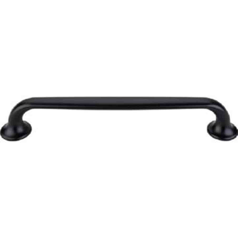 Top Knobs TK595BLK flat black bar cabinet pull