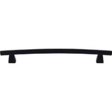 Top Knobs TK5BLK flat black arched cabinet pull