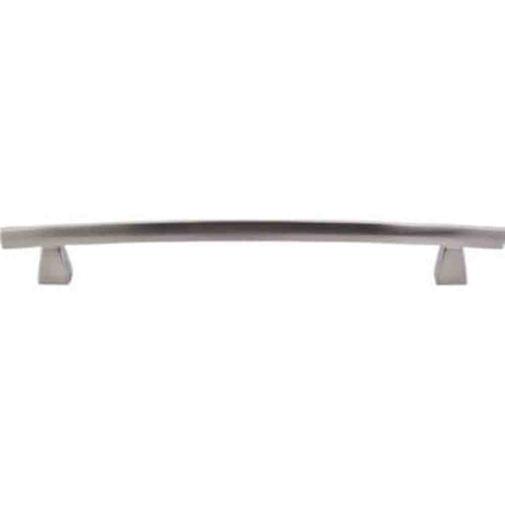 Top Knobs TK5BSN brushed satin nickel arched cabinet pull