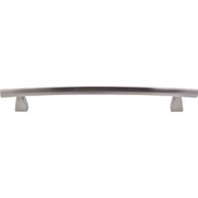 Top Knobs TK5BSN brushed satin nickel arched cabinet pull