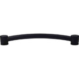 Top Knobs TK67BLK flat black cabinet pull / appliance pull