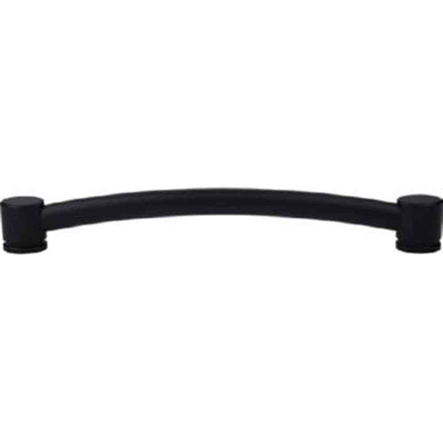 Top Knobs TK67BLK flat black cabinet pull / appliance pull