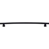 Top Knobs TK6BLK flat black arched cabinet pull