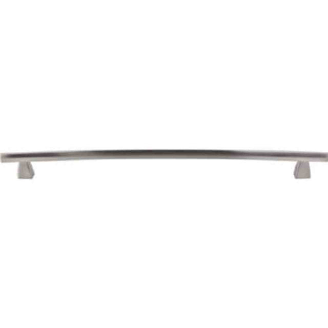 Top Knobs TK6BSN brushed satin nickel arched cabinet pull