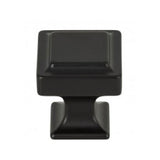 Top Knobs TK701BLK flat black square cabinet knob