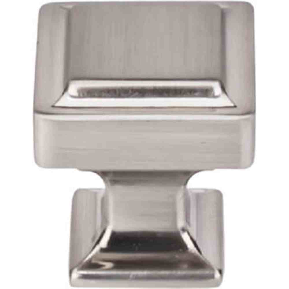 Top Knobs TK701BSN brushed satin nickel square cabinet knob