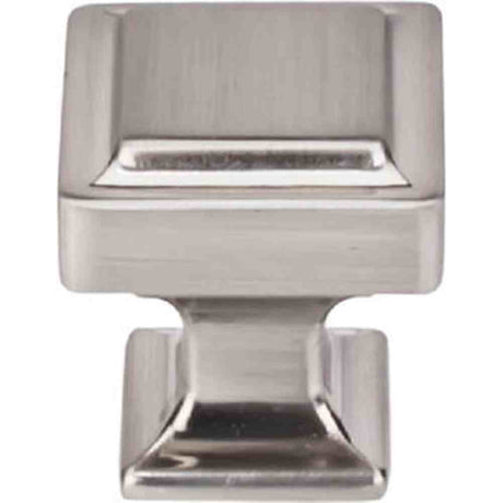Top Knobs TK701BSN brushed satin nickel square cabinet knob