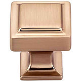 Top Knobs TK701HB honey bronze square cabinet knob