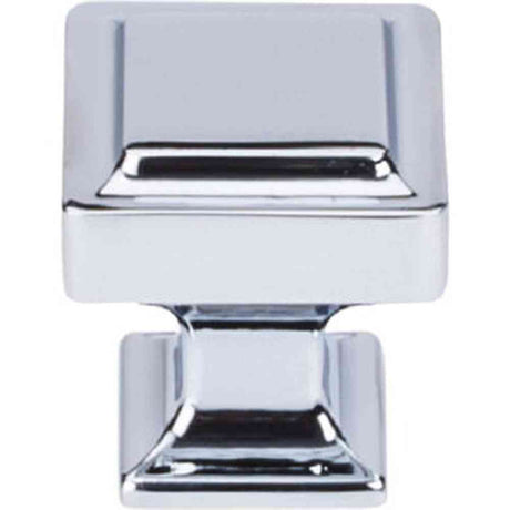 Top Knobs TK701PC polished chrome square cabinet knob