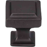 Top Knobs TK701SAB sable square cabinet knob