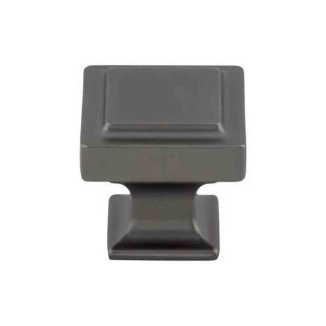 Top Knobs TK702AG ash gray square cabinet knob