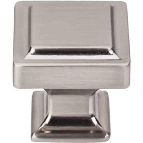 Top Knobs TK702BSN brushed satin nickel square cabinet knob