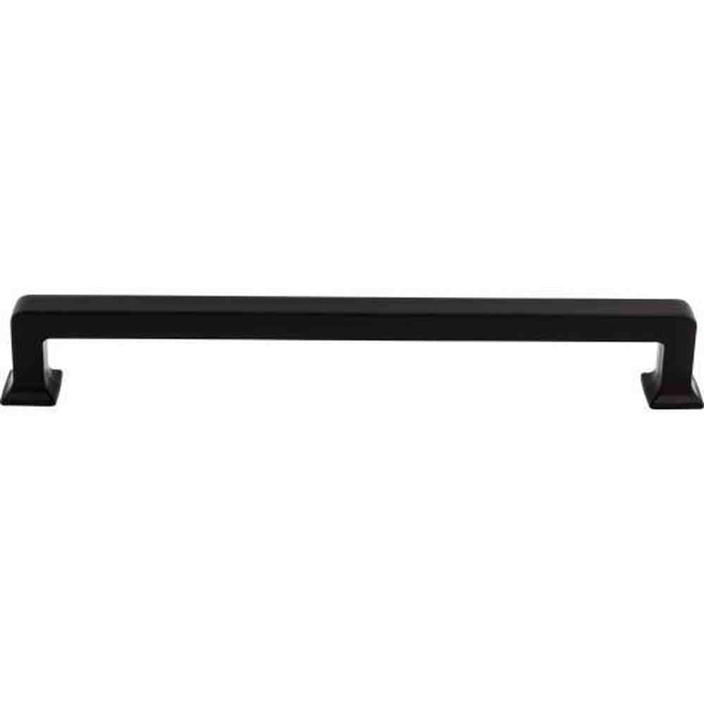 Top Knobs TK709BLK flat black cabinet pull / appliance pull