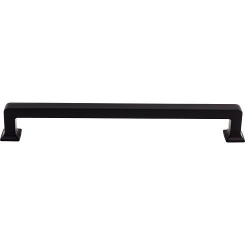 Top Knobs TK709BLK flat black cabinet pull / appliance pull