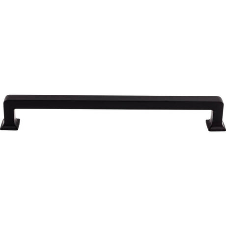 Top Knobs TK710BLK flat black cabinet pull / appliance pull