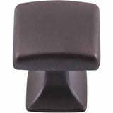 Top Knobs TK721BLK flat black square cabinet knob