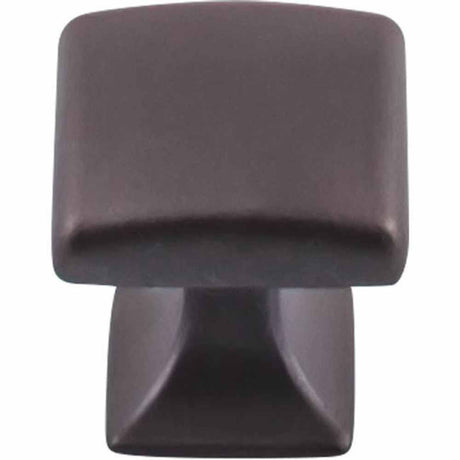 Top Knobs TK721BLK flat black square cabinet knob