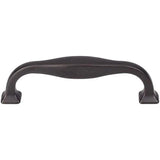 Top Knobs TK722BLK flat black cabinet pull